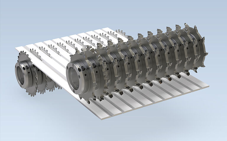 蓝帜水泥纤维板分切锯片组