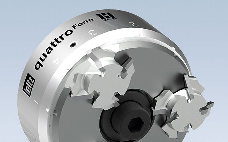 蓝帜Quattro Form铣型刀具系统