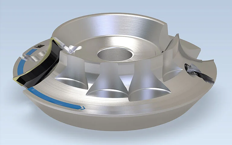 蓝帜圆弧铣型刀盘 ProfilCut Q