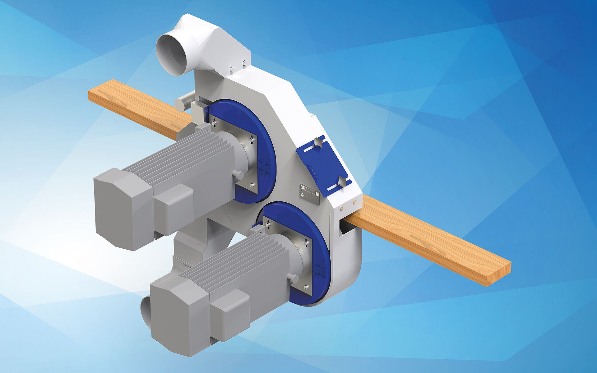 Leitz带开槽功能的双轴粉碎刀