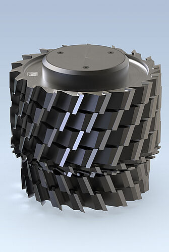 蓝帜阶梯刨刀套刀