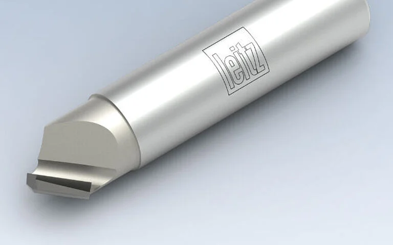 蓝帜用于复合板的金刚石V槽柄铣刀