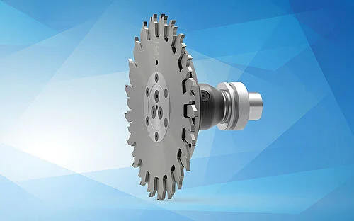 蓝帜自动调节开槽刀