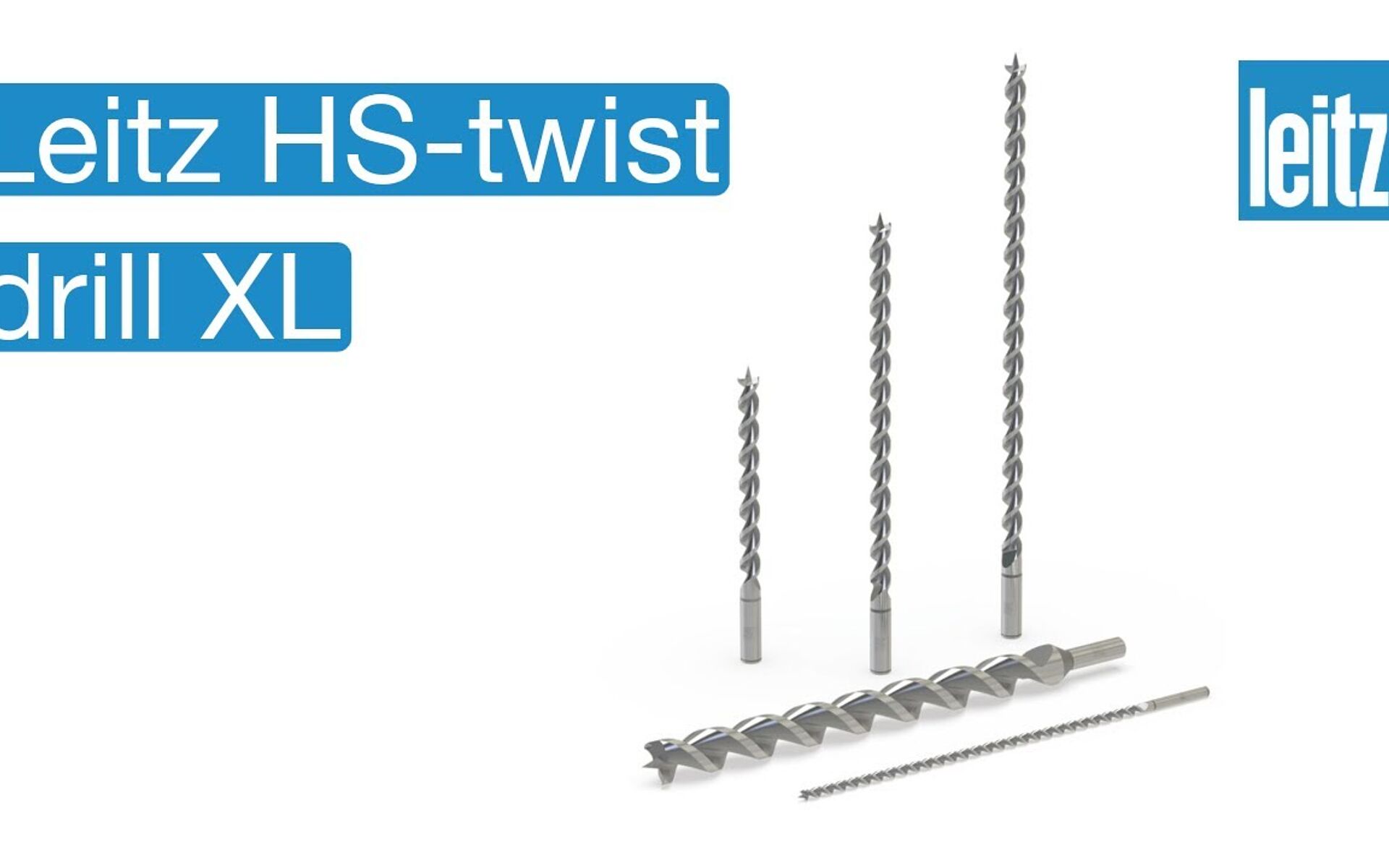 HS-twist drill XL - The expert for deep holes in solid wood